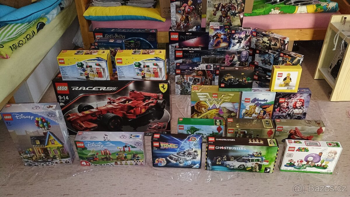 LEGO Sbírka - Marvel, Harry Potter, Disney, GWP, NOVÉ.