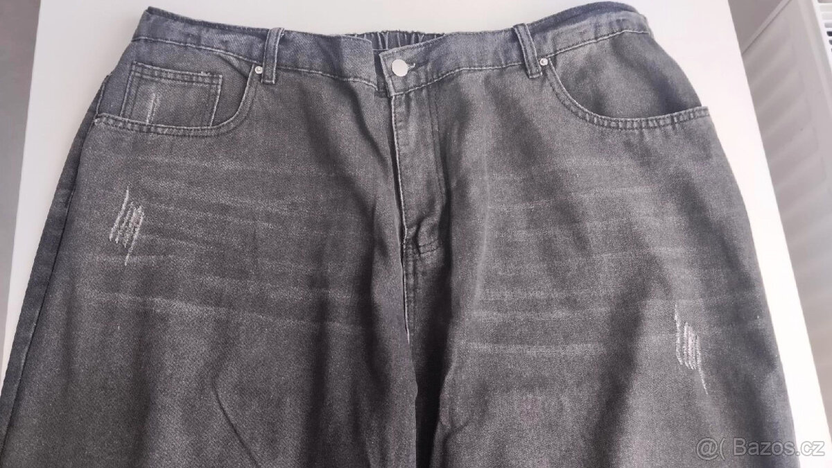 ŠIROKÉ DÁMSKÉ DŽÍNY VEL. 52/4XL