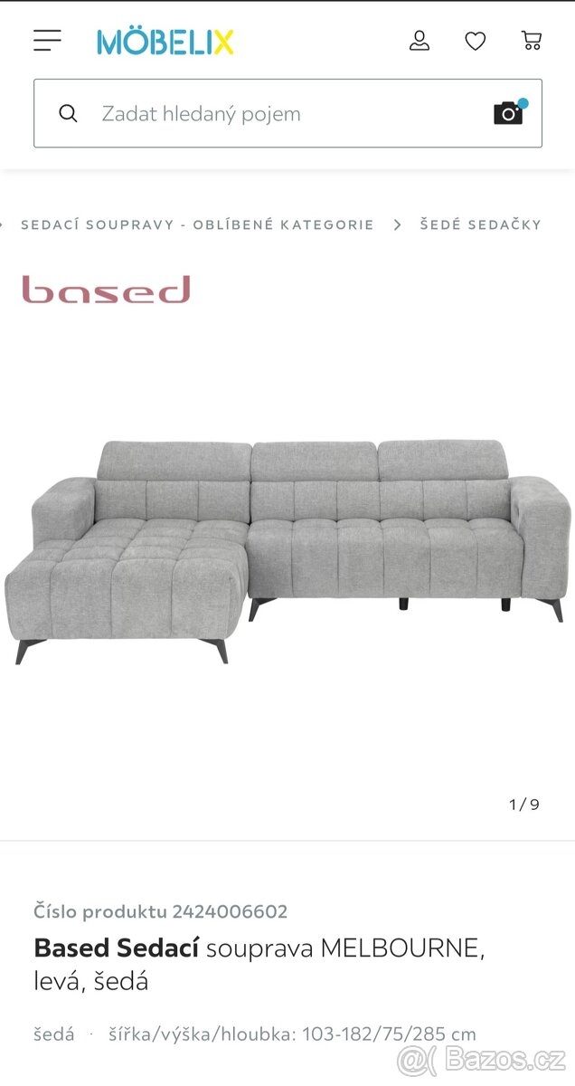 Sedaci souprava