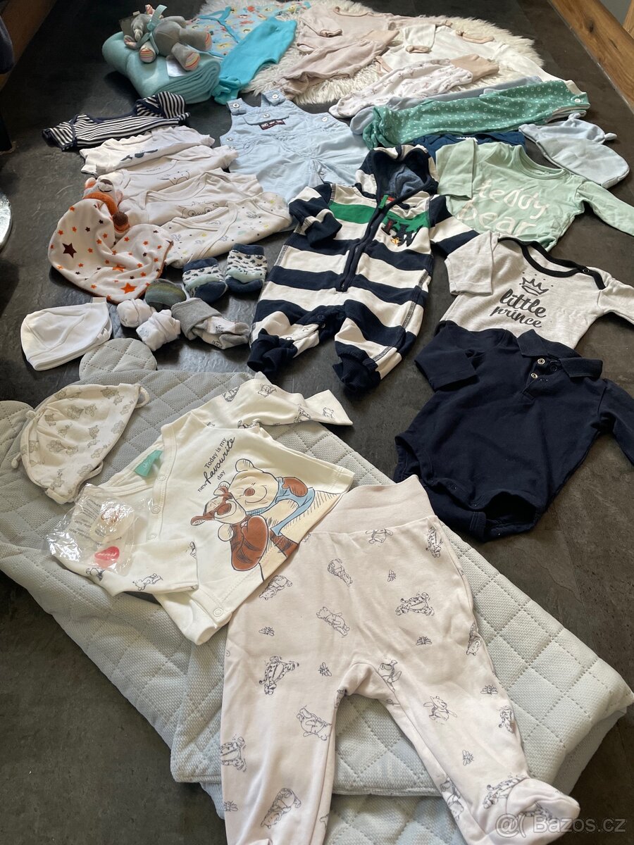 Velký balíček pro novorozeného chlapečka 0-3m