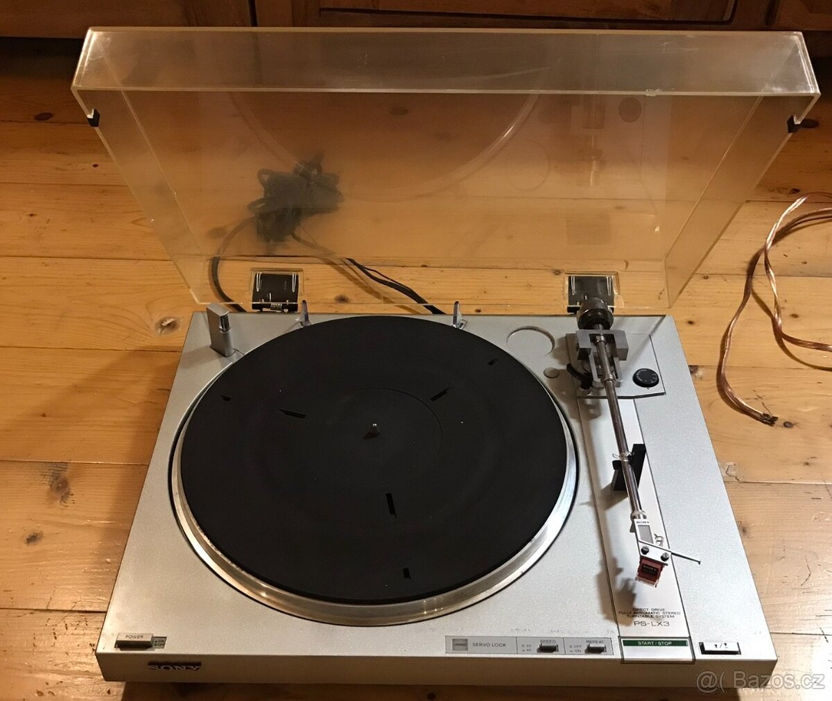 GRAMOFON SONY PS-LX 3 (1980) PLNÝ AUTOMAT ,PŘÍMÝ NÁHON ,QUAR