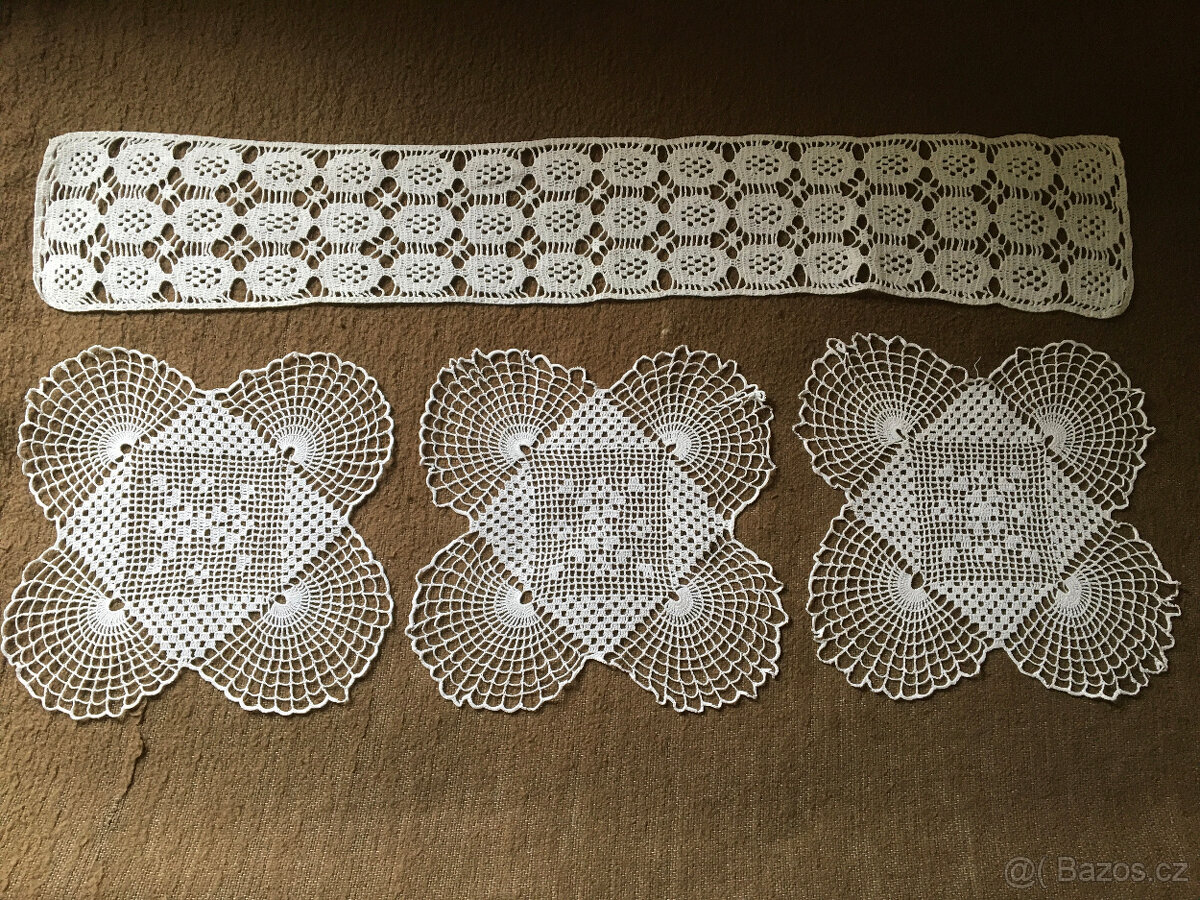 ručně háčkované a pletené dečky