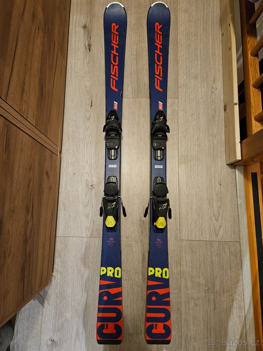 Lyže FISCHER RC4 THE CURV PRO JRS + FS7 150cm