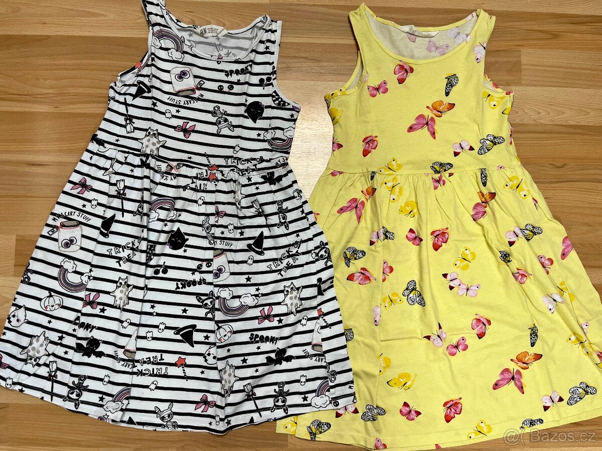 Šatičky/šaty/sukně-vel.134/140/HM/Sinsay