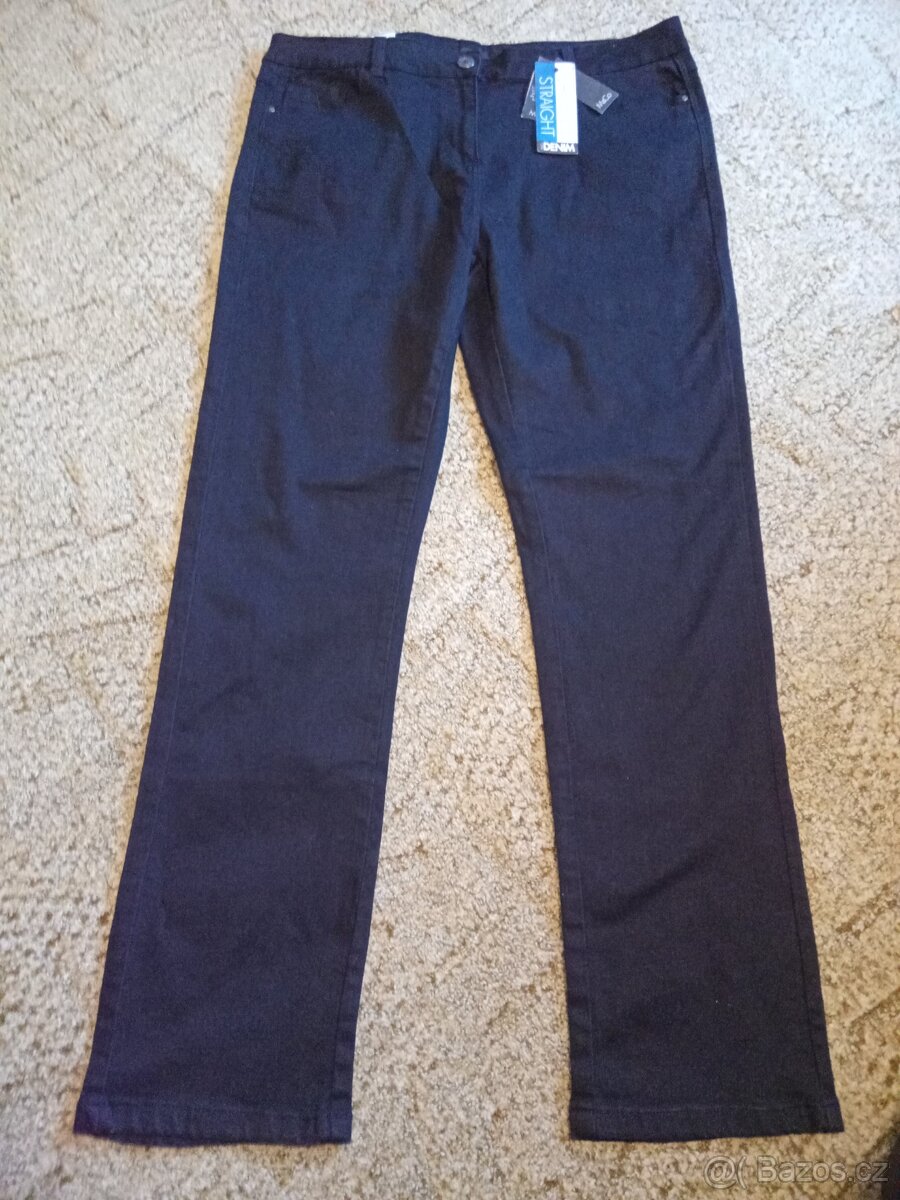 Nové dámské/dívčí černé džíny/rifle M&Co, 44/16