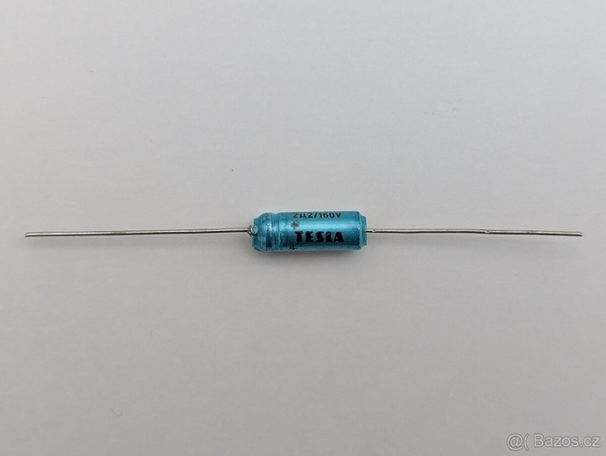 Kondenzátor elektrolytický 2u2/160V TESLA TF013