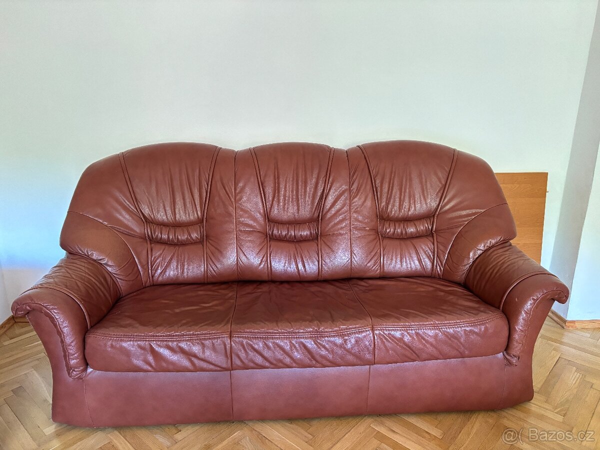 Kožená sedací souprava