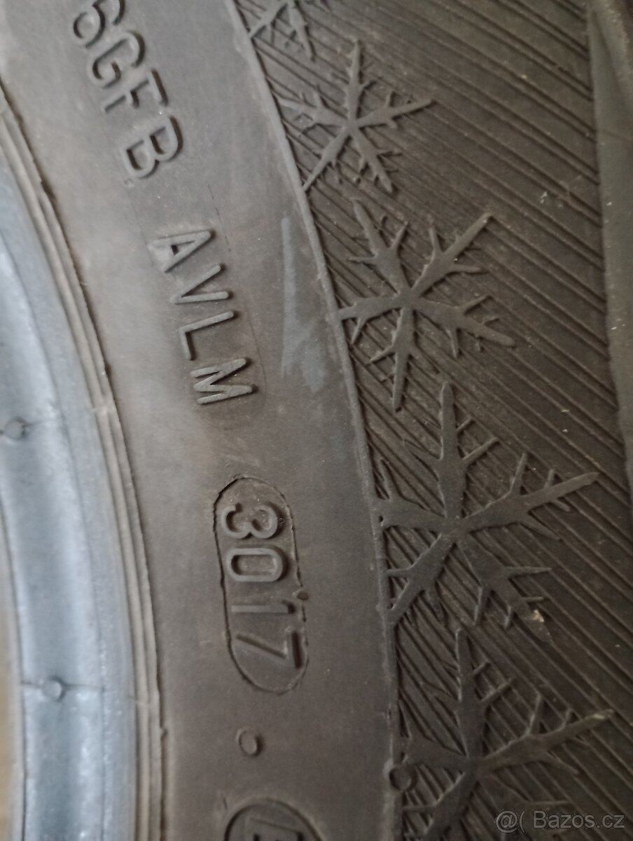 Prodám zimní pneumatiky Barum Polaris 165/70 R13