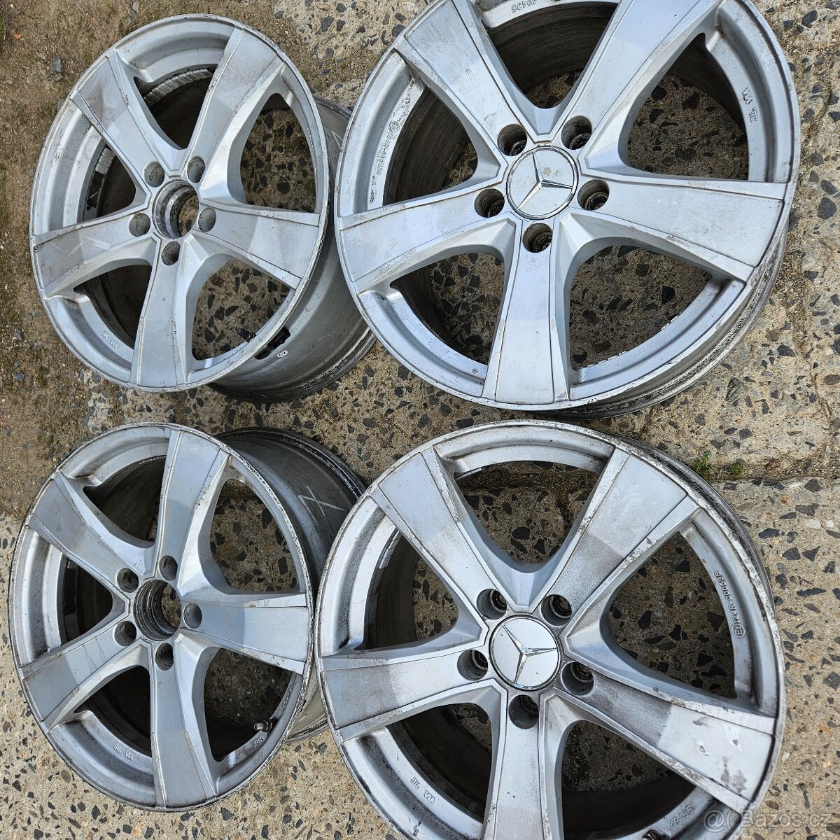 alu disky Mercedes 5x112x17 8J ET48