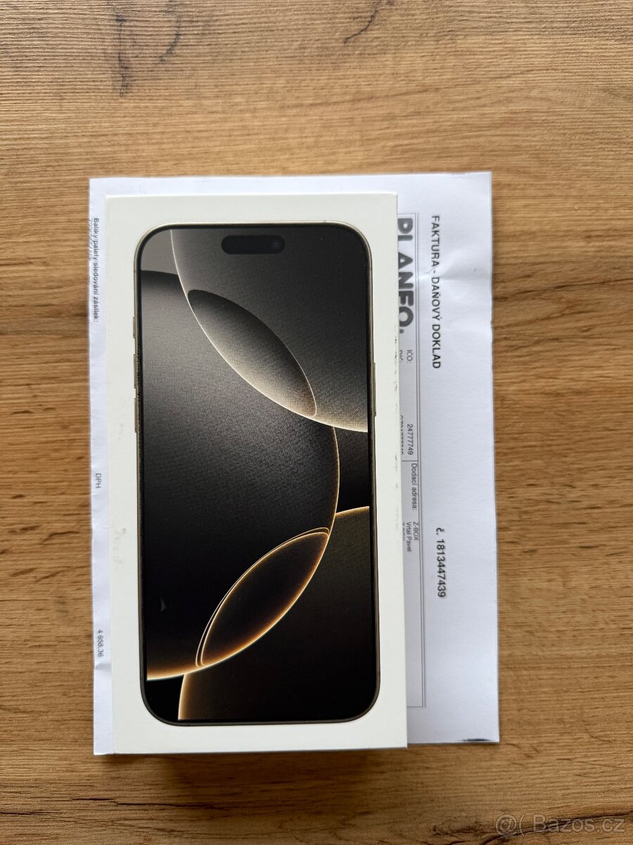 Apple iPhone 16 Pro Max 256GB Natural NOVÝ