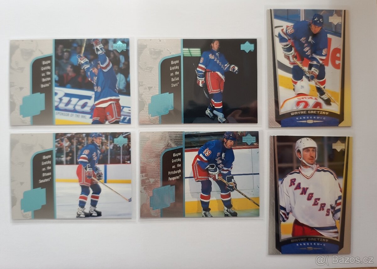 Hokejové kartičky Wayne Gretzky 1998/99