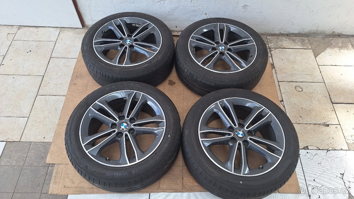 Alu kola BMW 17" 5x112 pneu 205/55 R17 4+mm X2 X1 F45 F46