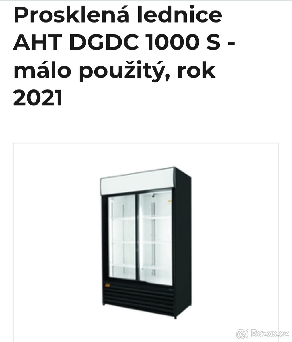 Dvoudveřová lednice AHT 1000