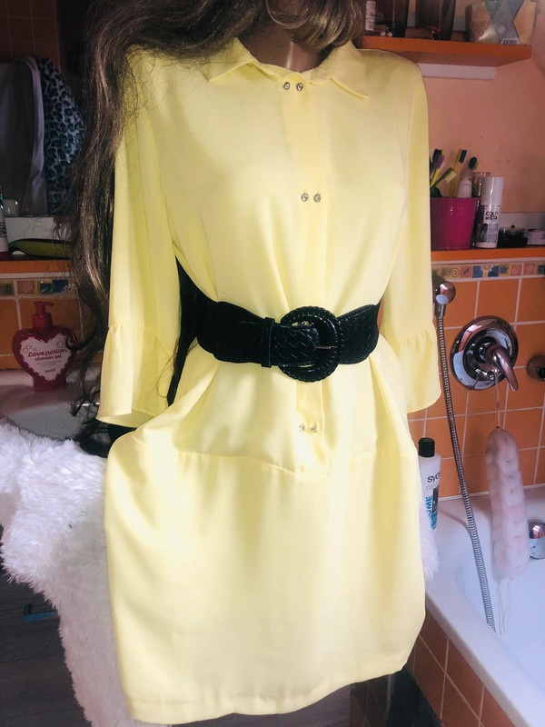 saty# Zara# letni# kosile #zluta# tehotenske