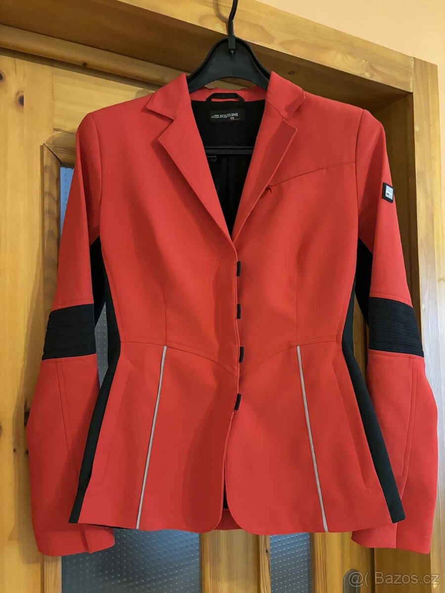 Dámské závodní sako Equiline Cinzia Red