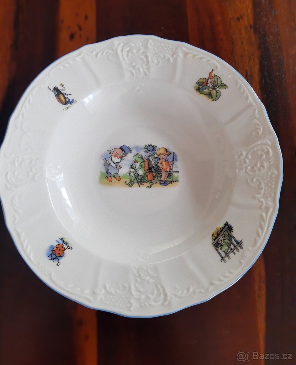 Dětský hluboký talíř  Dr. Bolíto Bernadotte