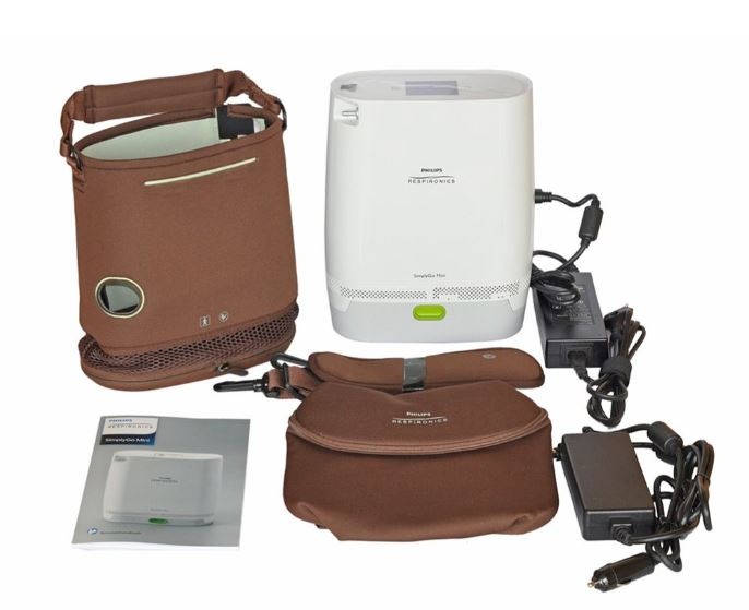 Nejlehčí kyslíkový přístroj Philips Mini Go 2,3 kg
