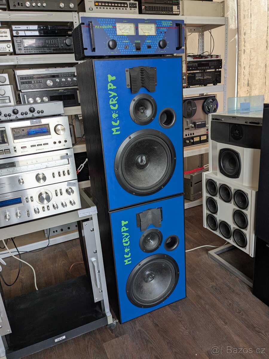 McCrypt zesilovač + repro zdarma