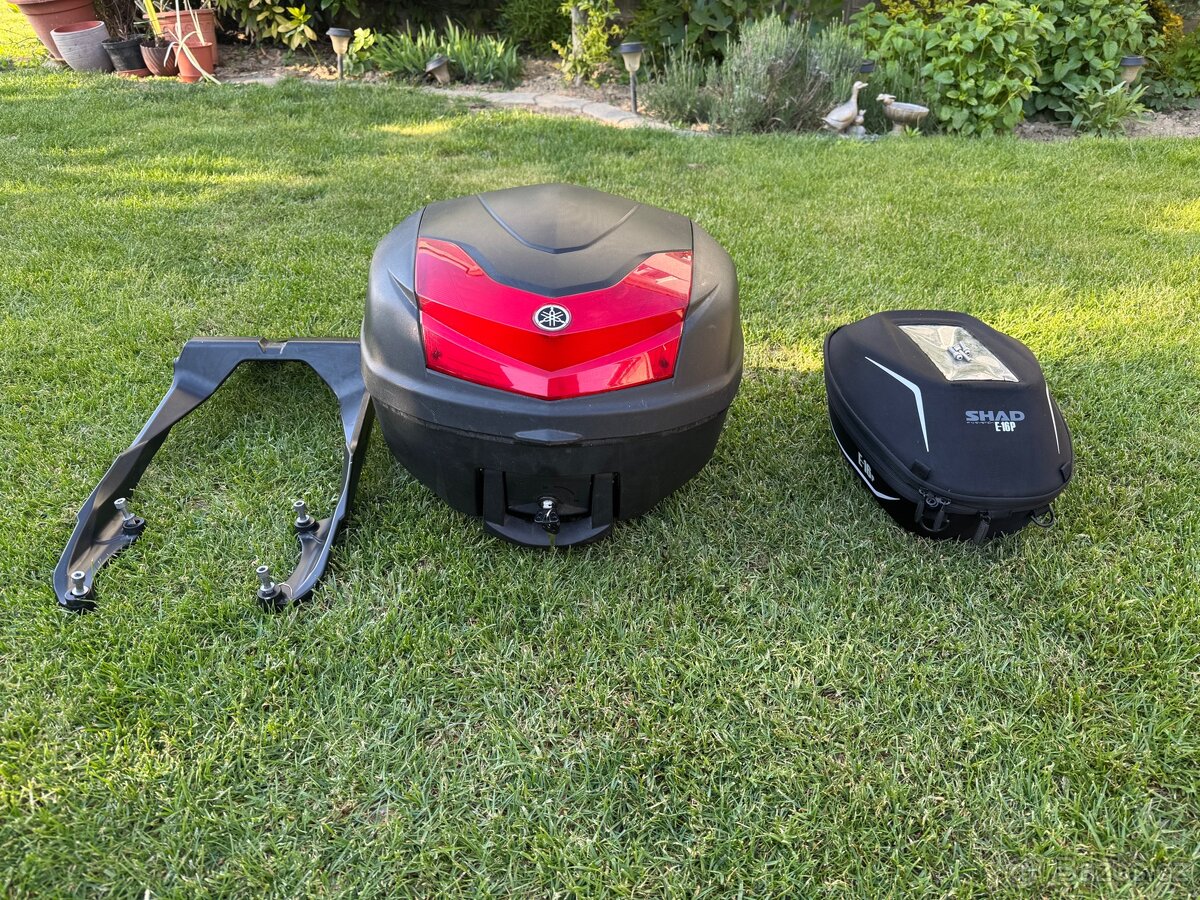 Kufr Yamaha city box 39l, tankpad Shad E-16P