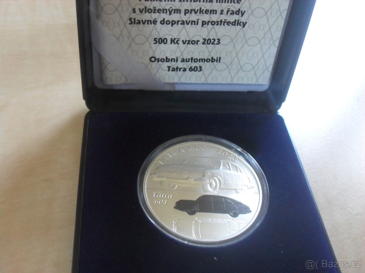 500 kč stříbrné pamětní mince
