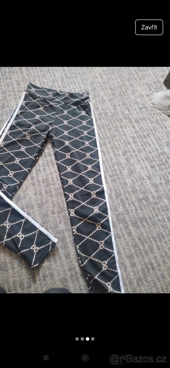 Legíny kalhoty se vzorem luxusní