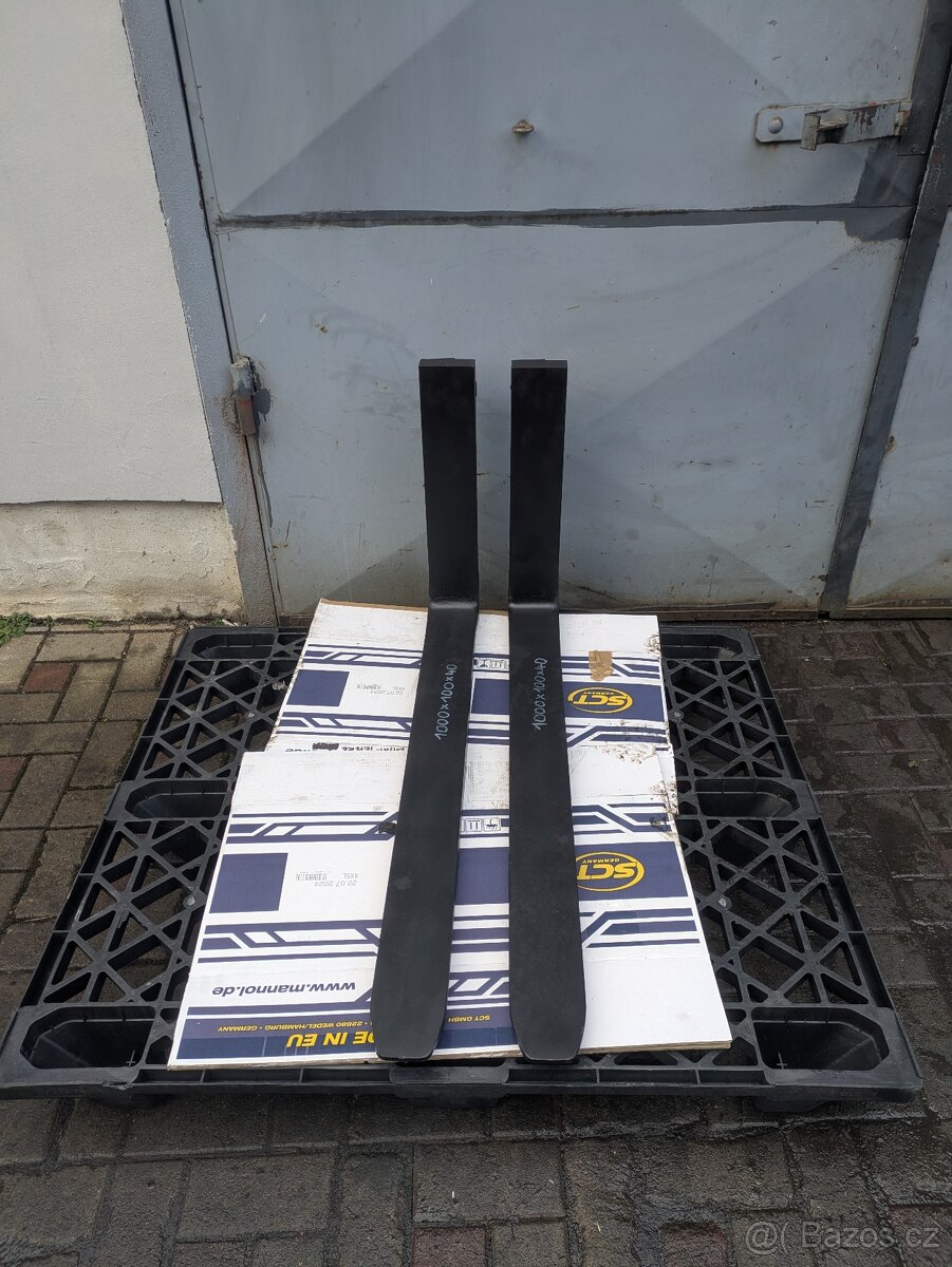 nosné vidlice 100 x 40 x1000 mm