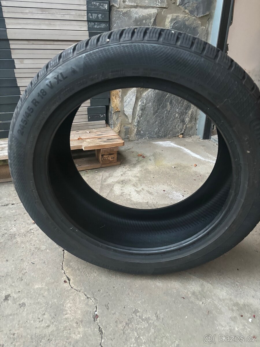Pneu Continental wintercontact 245/45 r18 v xl