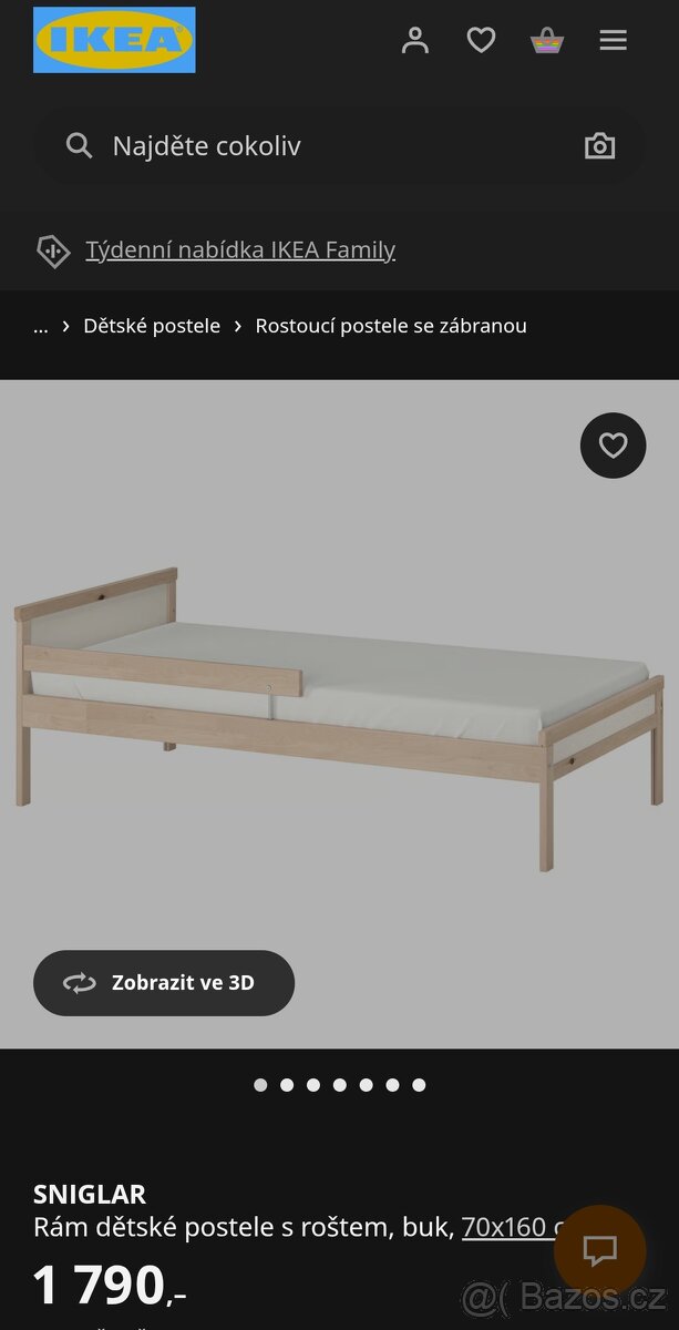 Dětská postel IKEA