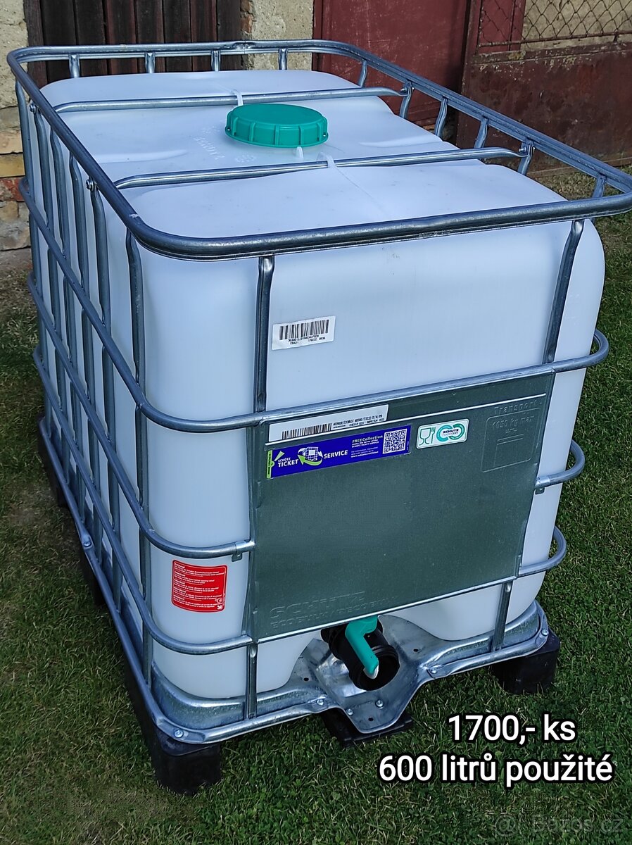 Ibc kontejner 600 litru