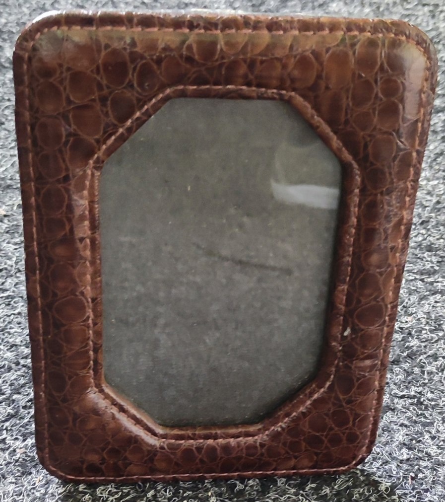 Kožený fotorámeček