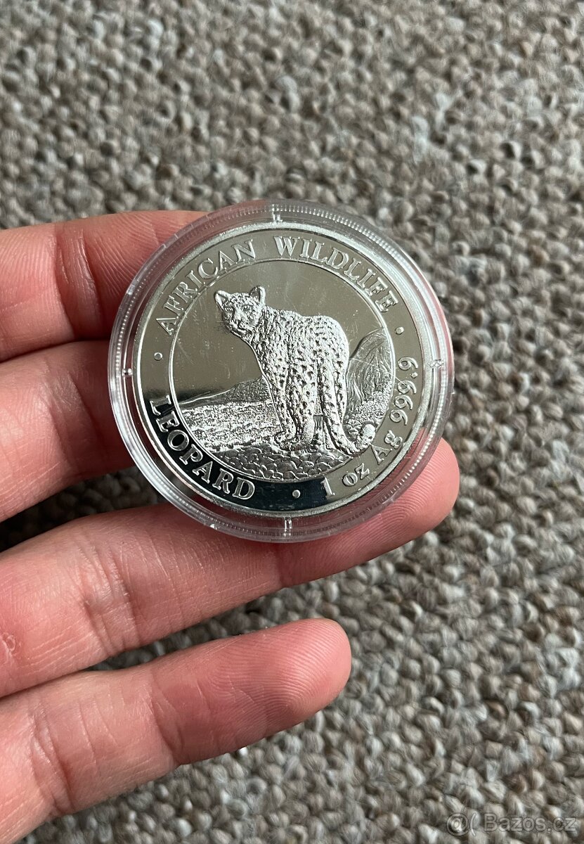 12x Stříbrné investiční mince AFRICAN WILDLIFE 1 oz