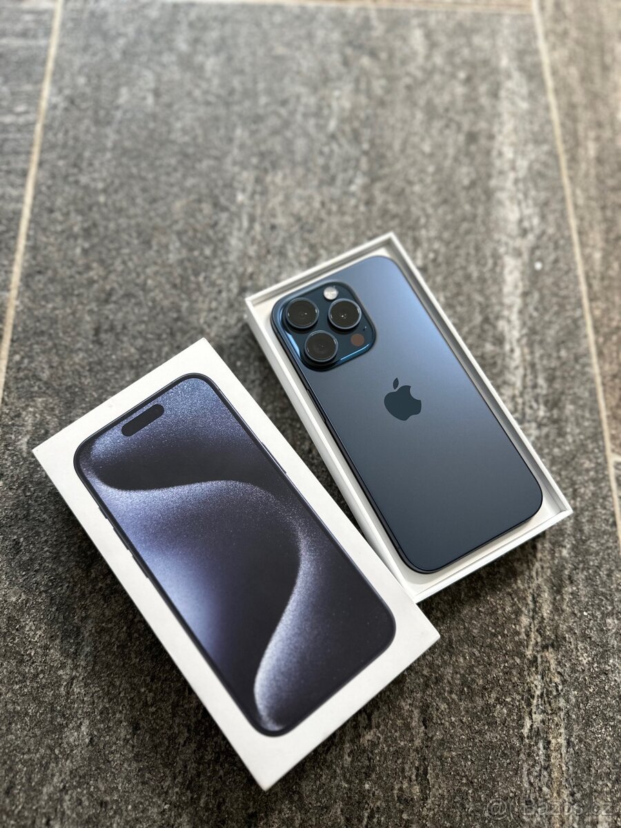 iPhone 15 Pro 128GB - KRÁSNÝ STAV