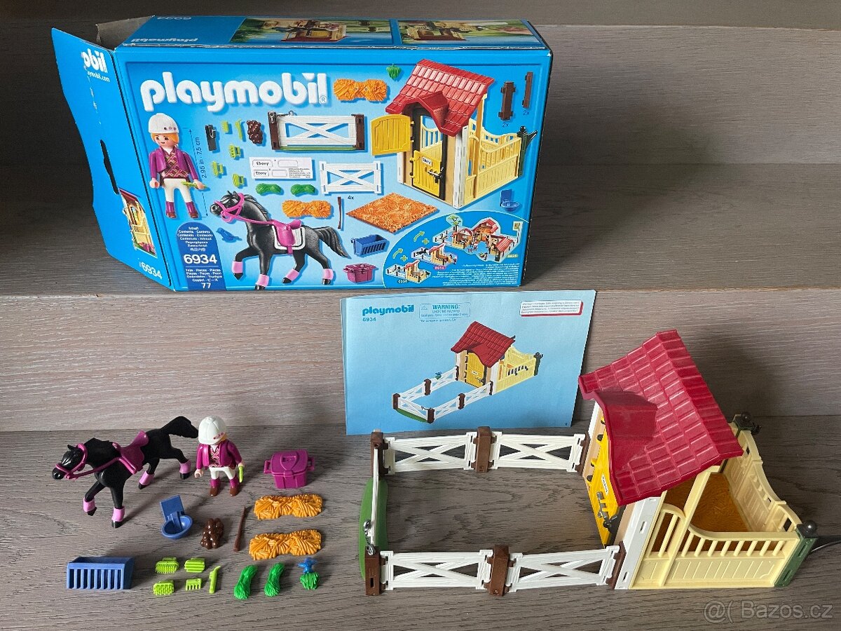 Playmobil konské stáje 6934 a 6935