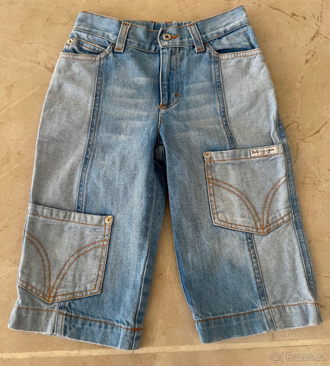 Dětské džínové kraťasy Dolce&Gabbana Junior