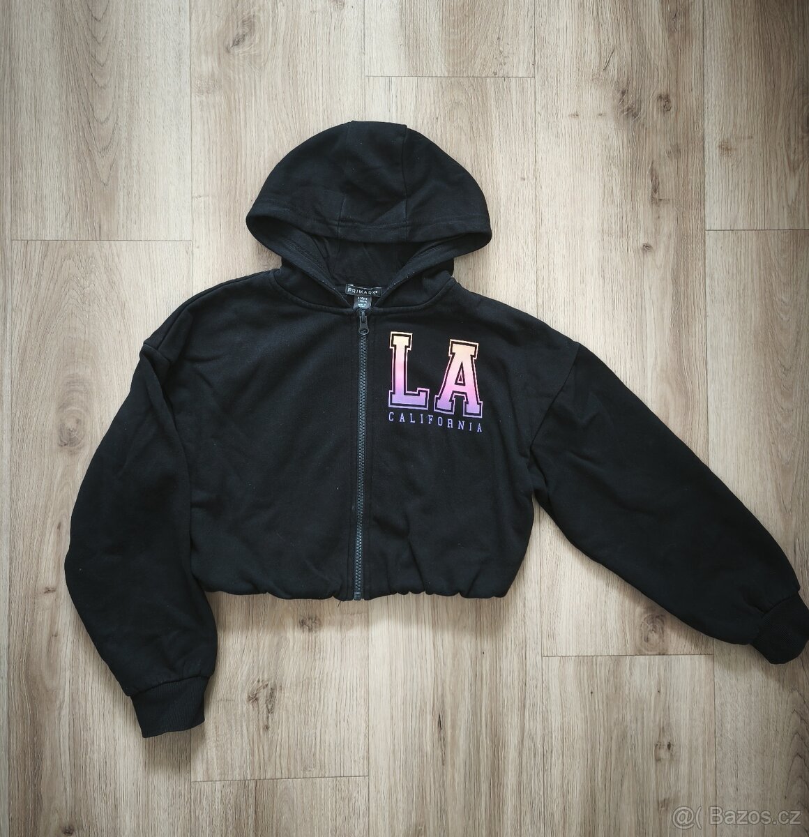 Mikina crop top, vel. 140