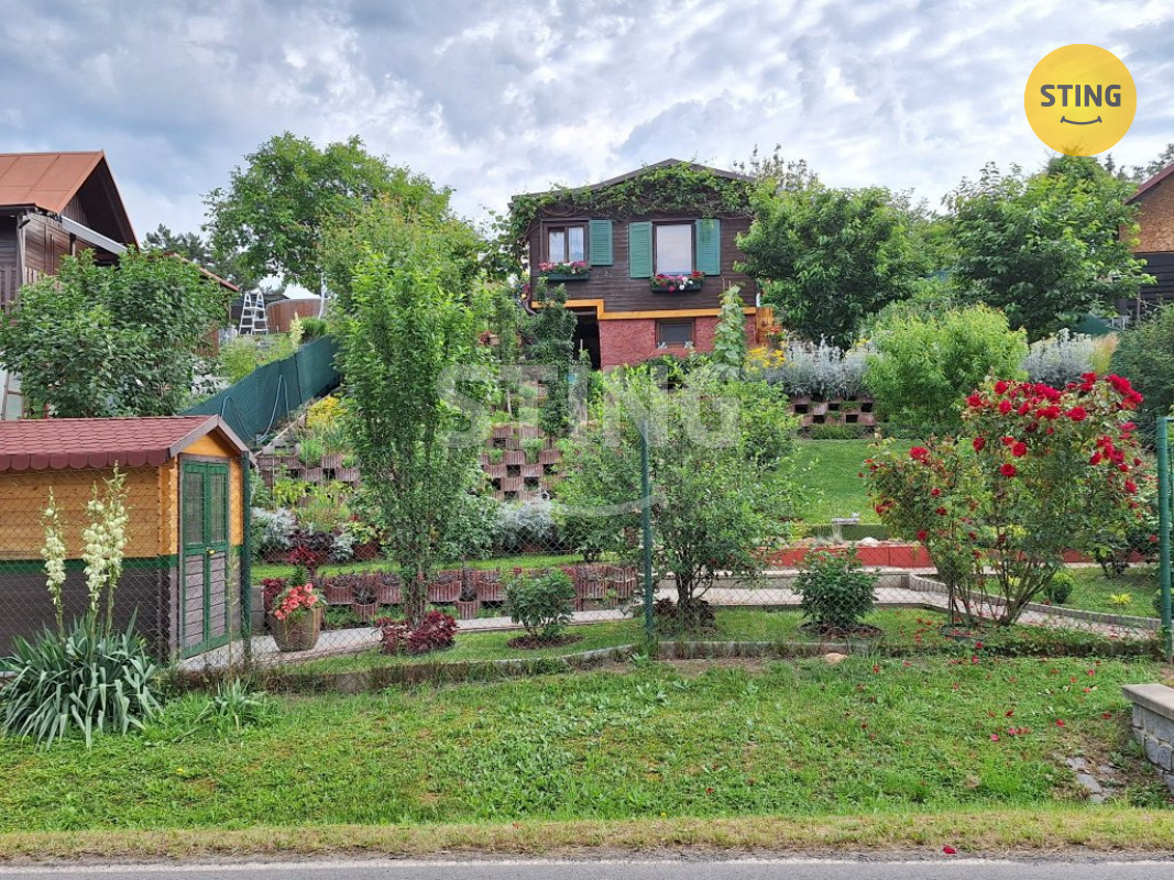 Prodej útulné chaty 20m2 s krásnou zahradou 400 m2, 131936