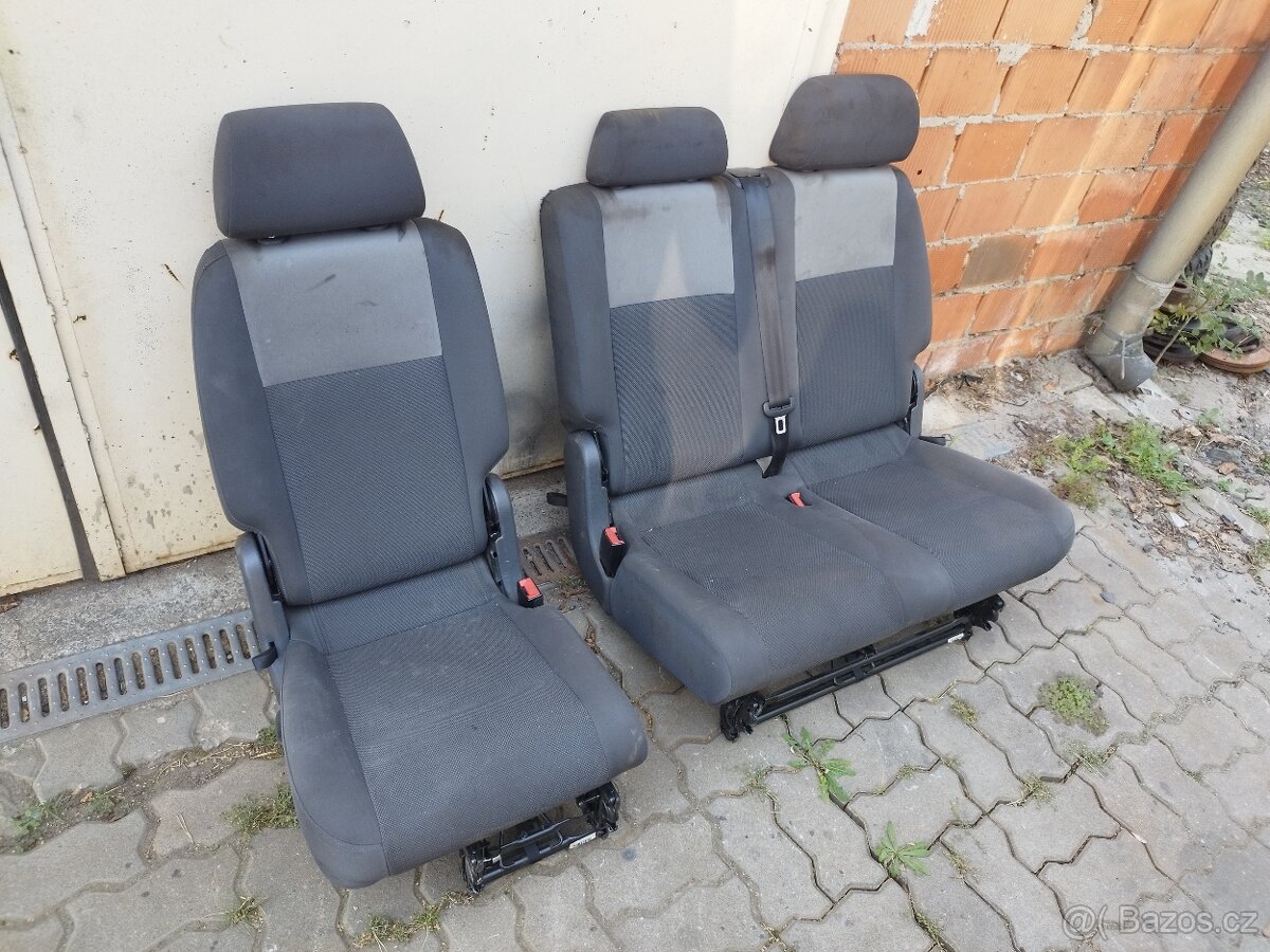 VW Caddy sedačky do 2.řady