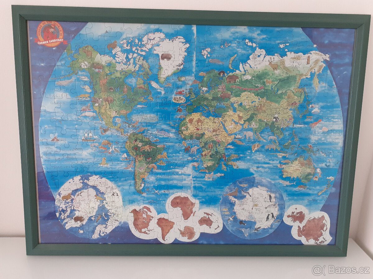 Nový obraz světadílů z puzzlí