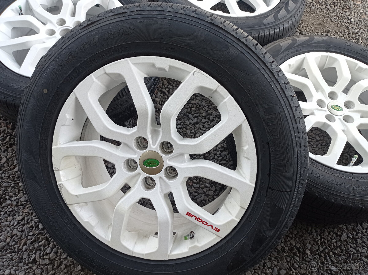 5x108 alu 8Jx18 ET45 z vozu Land Rover alu disky