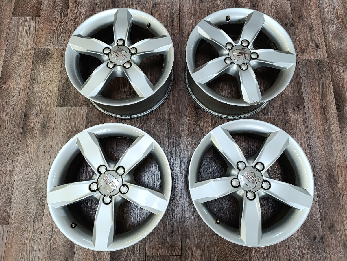 5x112 Seat Leon 6,5Jx16 ET50 číslo dílu 1P0601025F alu disky