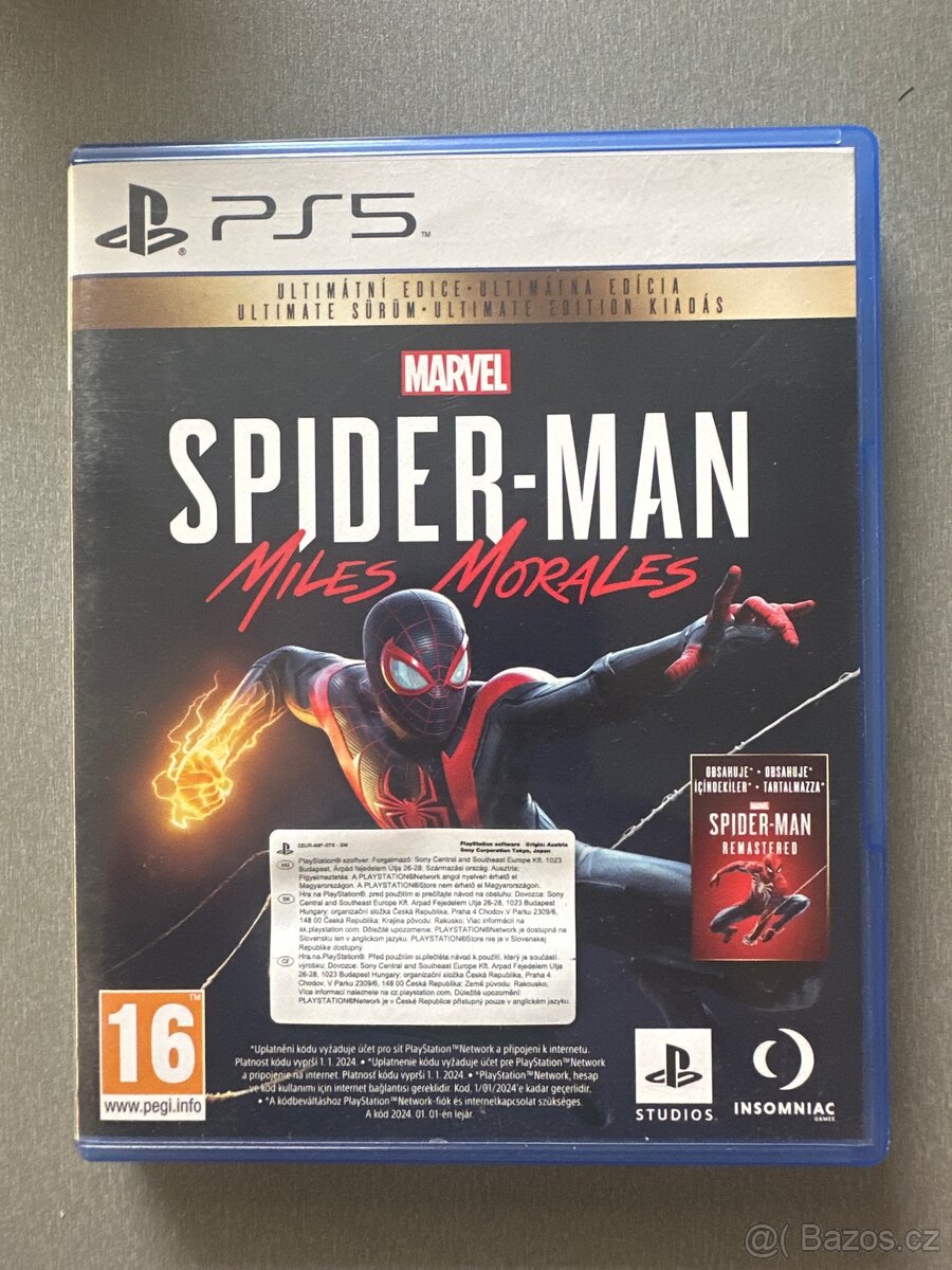 Spiderman Miles Morales + Spiderman Remastered