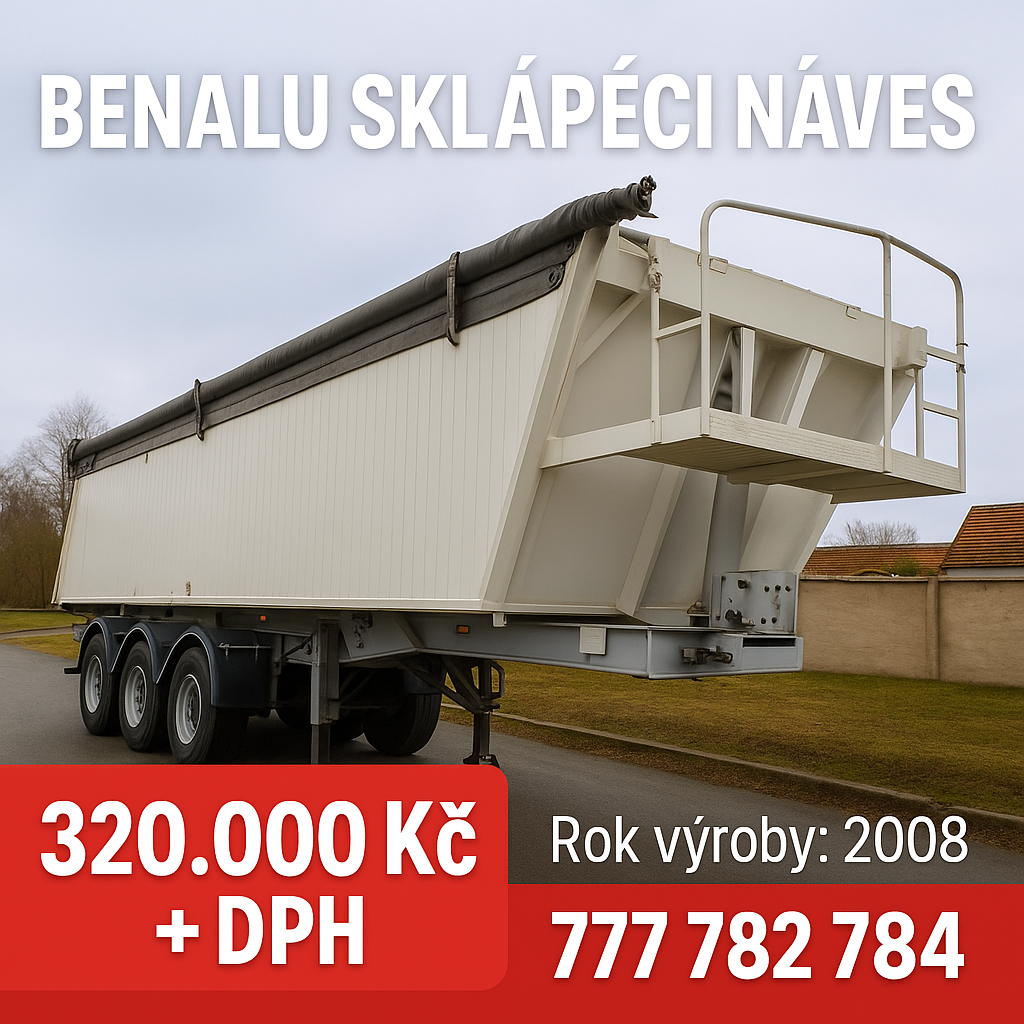BENALU sklápěcí návěs
