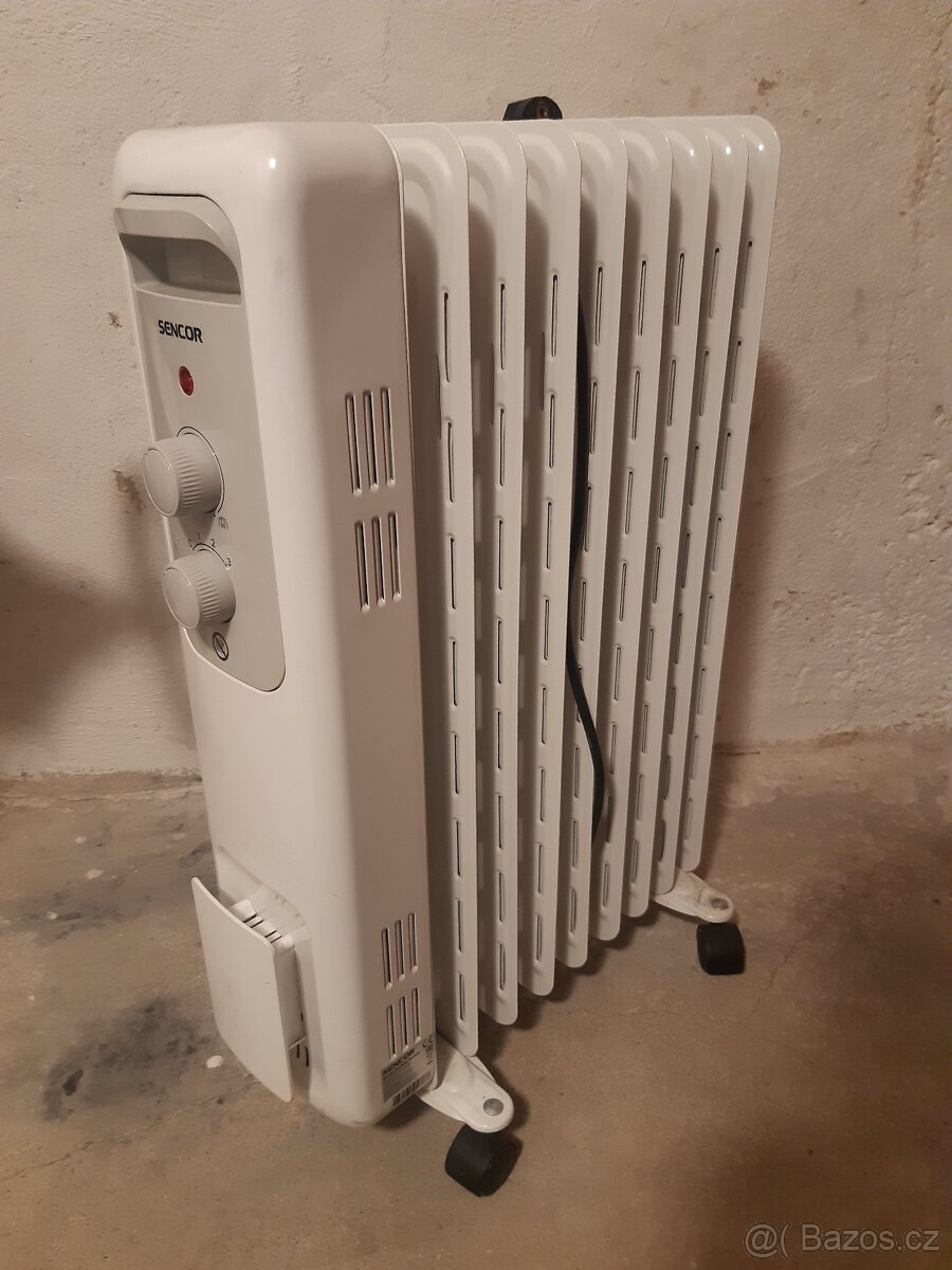 Elektrický olejový přímotop