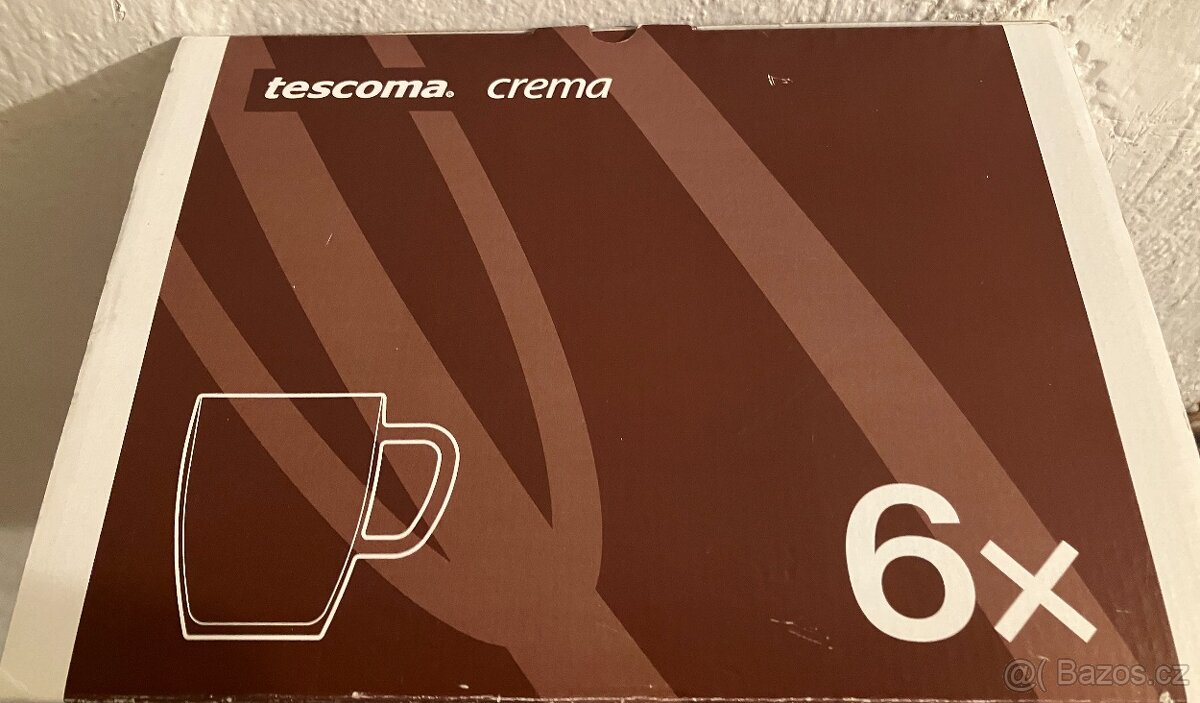 Sklenice Tescoma Crema 400 ml, set 6 kusu, nepoužité