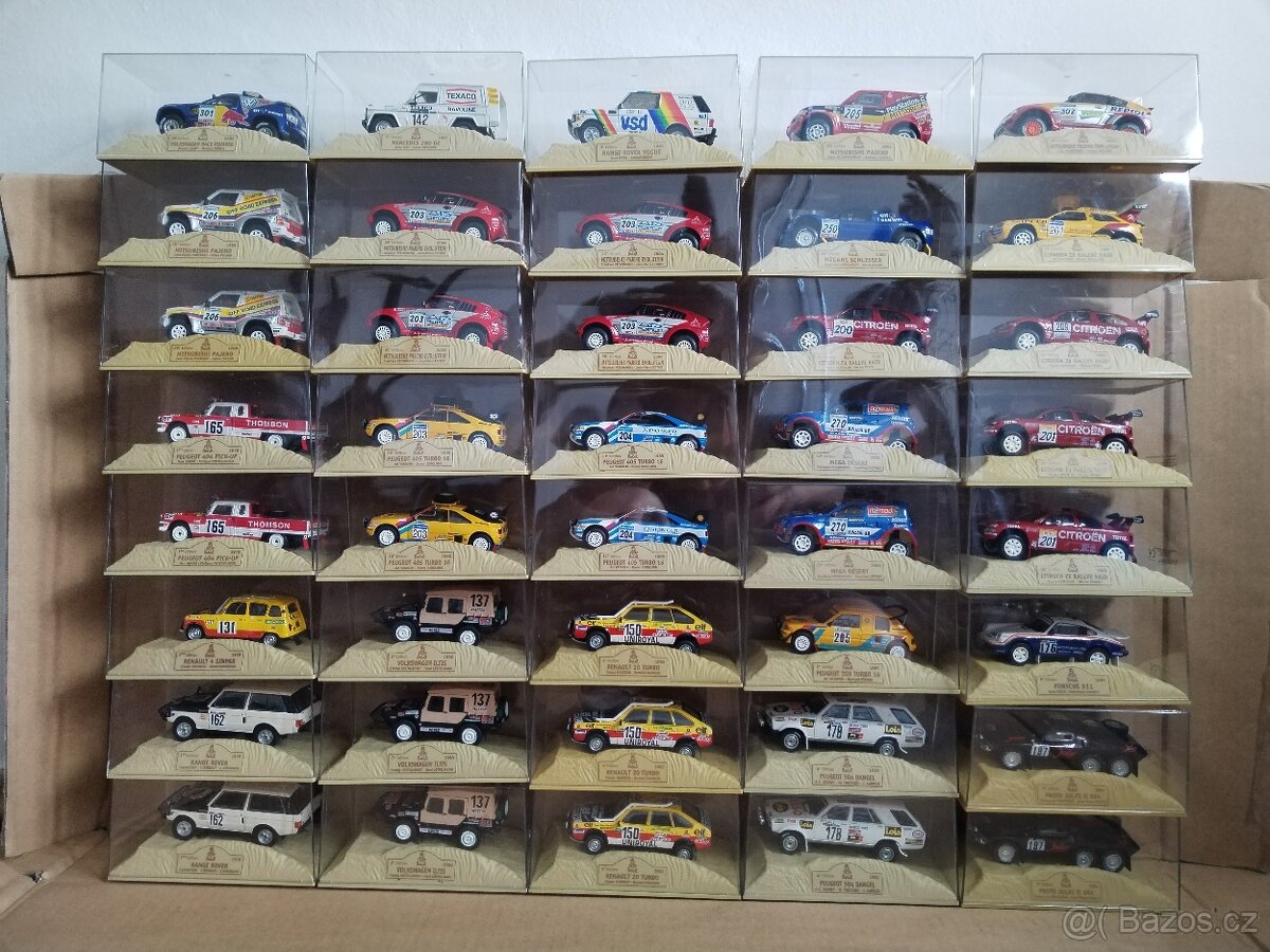 Modely aut Dakar Rally 1/43 Norev - Ceny v popisu