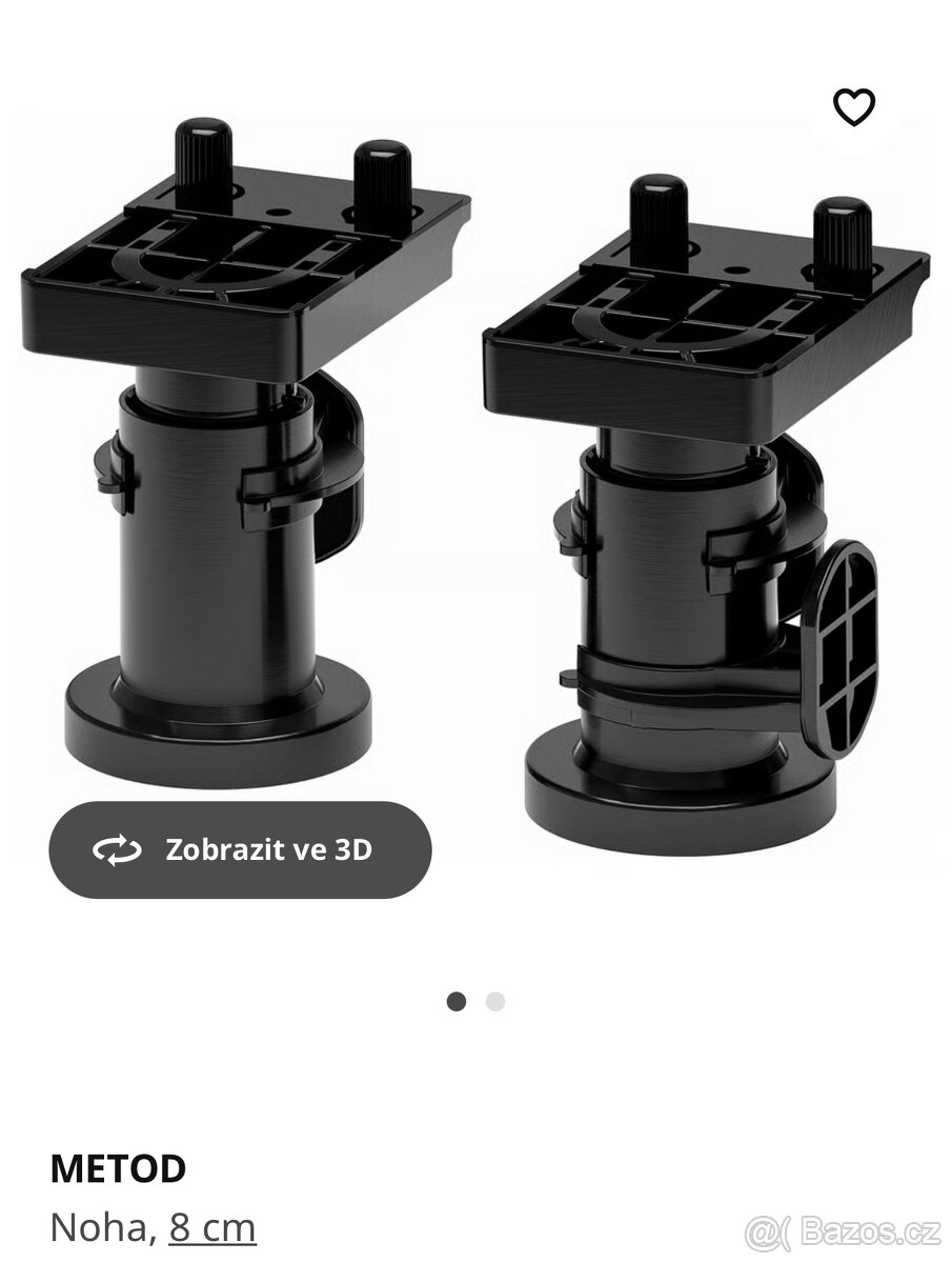 Ikea nohy pod skříňku 8cm