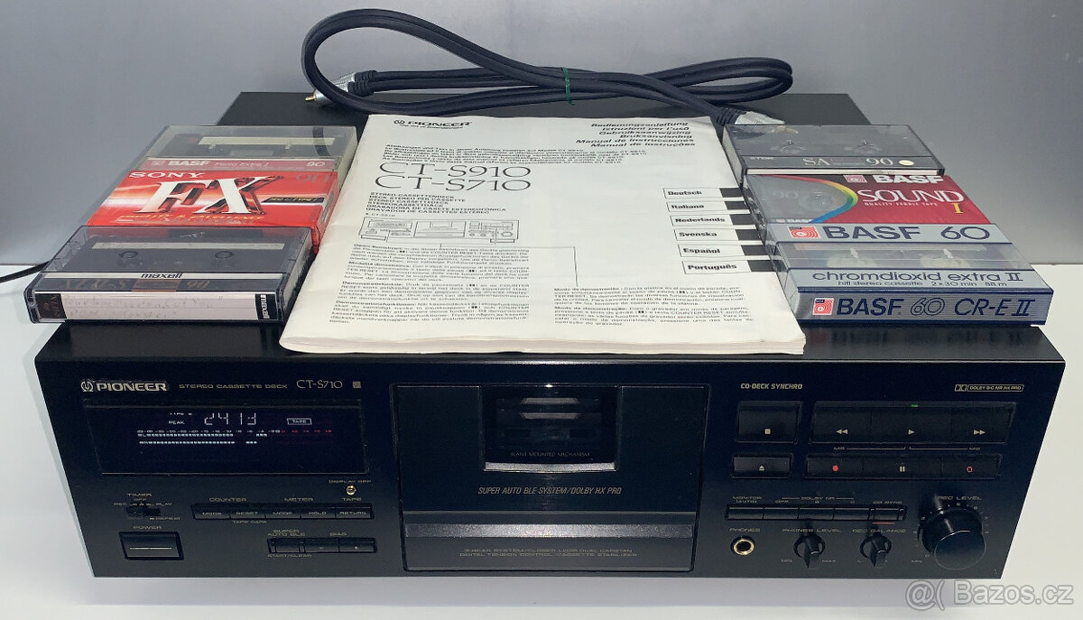 PIONEER CT-S710 Stereo Cassette Deck / TOP MODEL