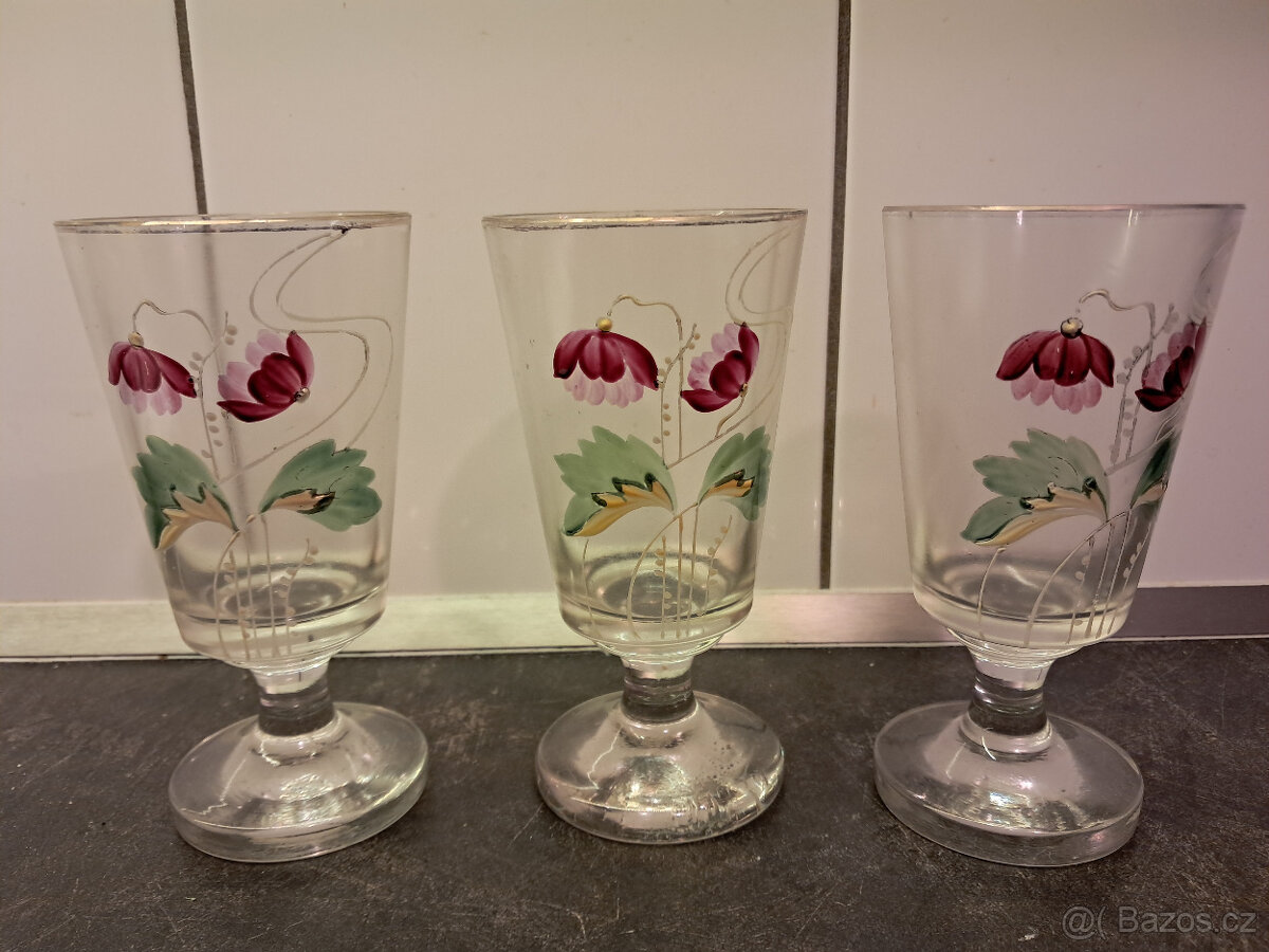 Malované grogovky 3 ks