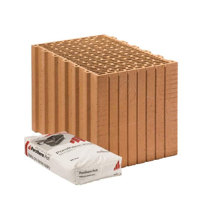 Cihla Porotherm 38 Profi broušená