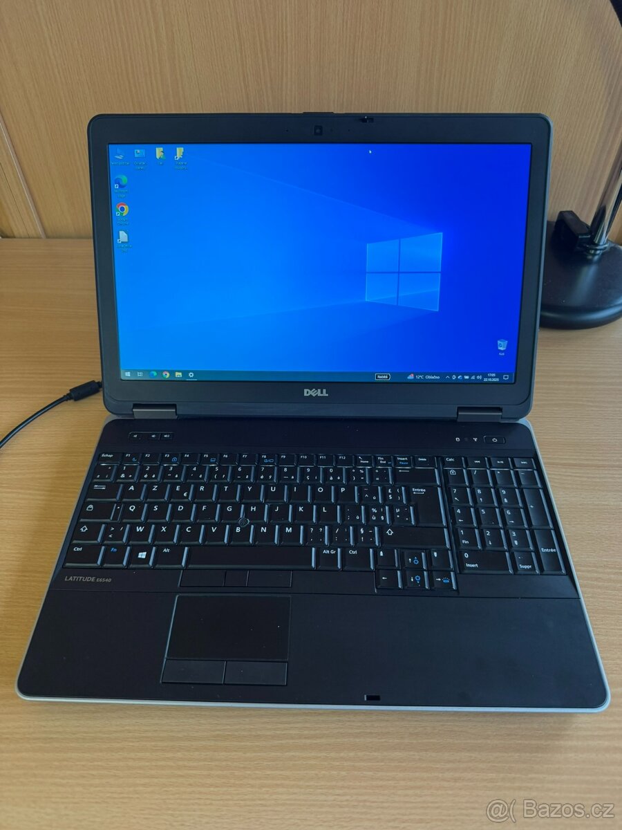 Dell Latitude E6540, SSD disk, Windows 10, záruka
